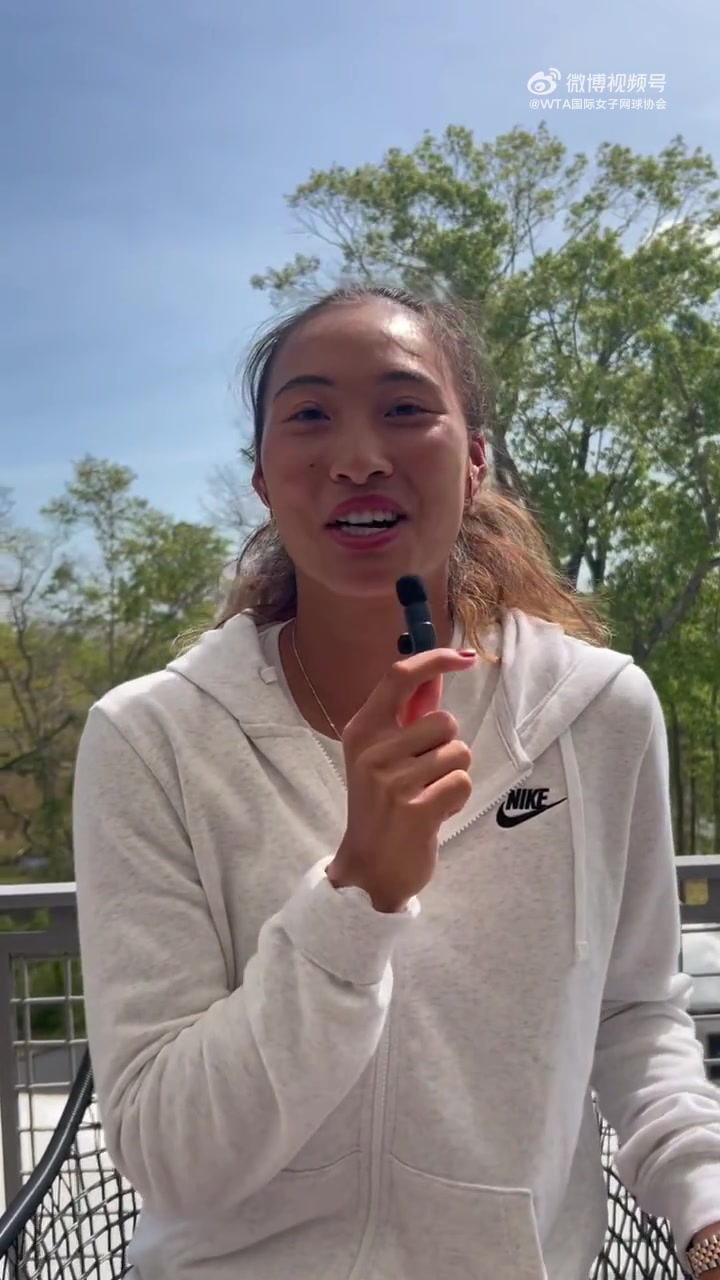 金年会郑钦文谈查尔斯顿站：我已经很久没有打绿土了 希望能有好的发挥