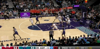 金年会体育予取予求！基迪内外开花连投带罚独得9分 率队轰出14-4扩大领先